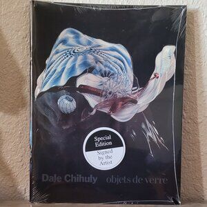 Vtg DALE CHIHULY Objets de Verre Signed Unopened Special Edtn Louvre Paris 1986